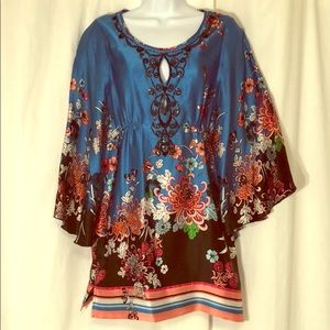 Bebe silk kimono dress